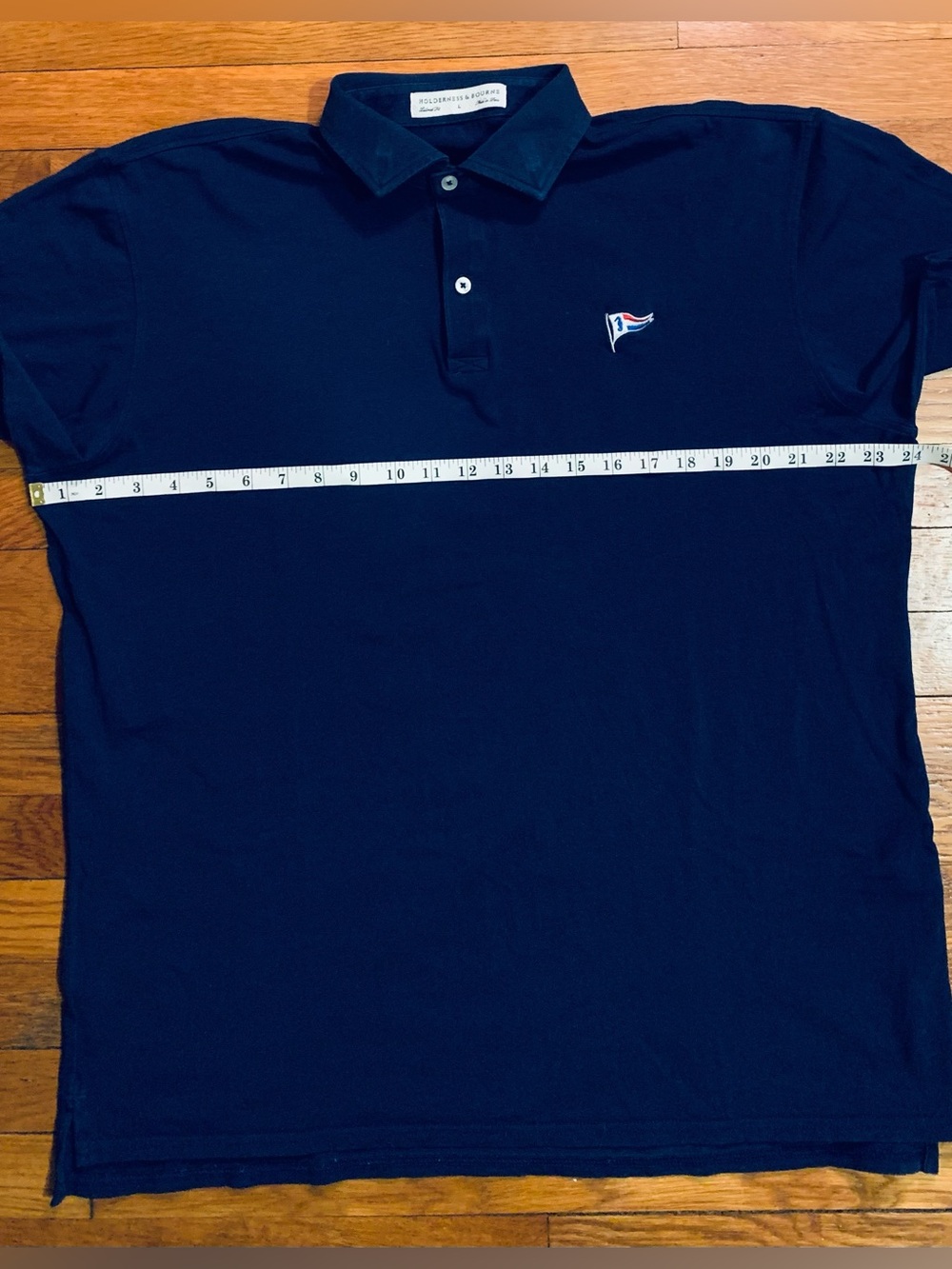 Holderness & Bourne Polo Shirt Golf Tailored Fit with Logo Embroidery - Picture 6 of 13